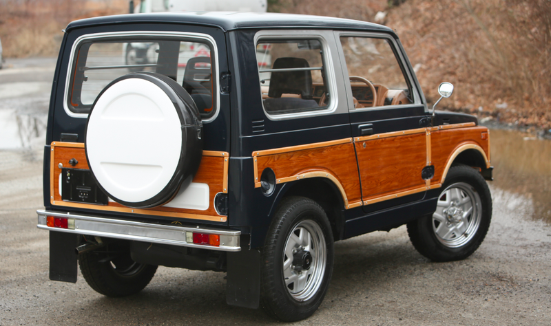 Illustration for article titled This Jeep Grand Wagoneer-ified Suzuki Jimny Is Cute and Wonderful and for Sale